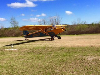landing on grass runway