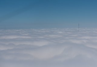 Fog lifted at departure but not in route